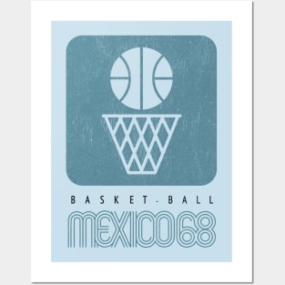 Mexico 1968 Basketball Posters and Art